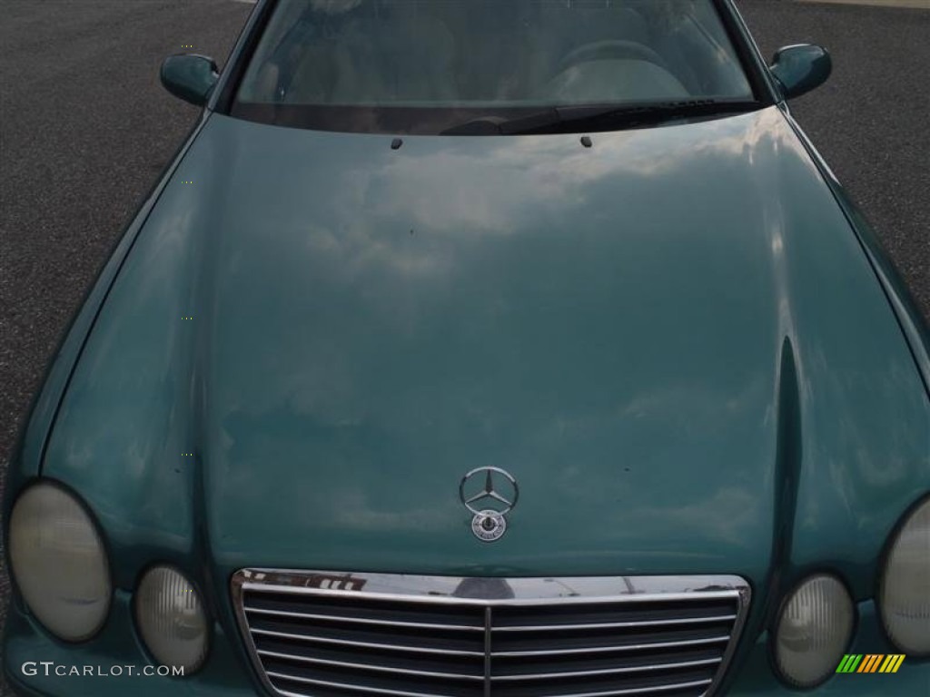 1999 CLK 320 Coupe - Mineral Green Metallic / Ash photo #15