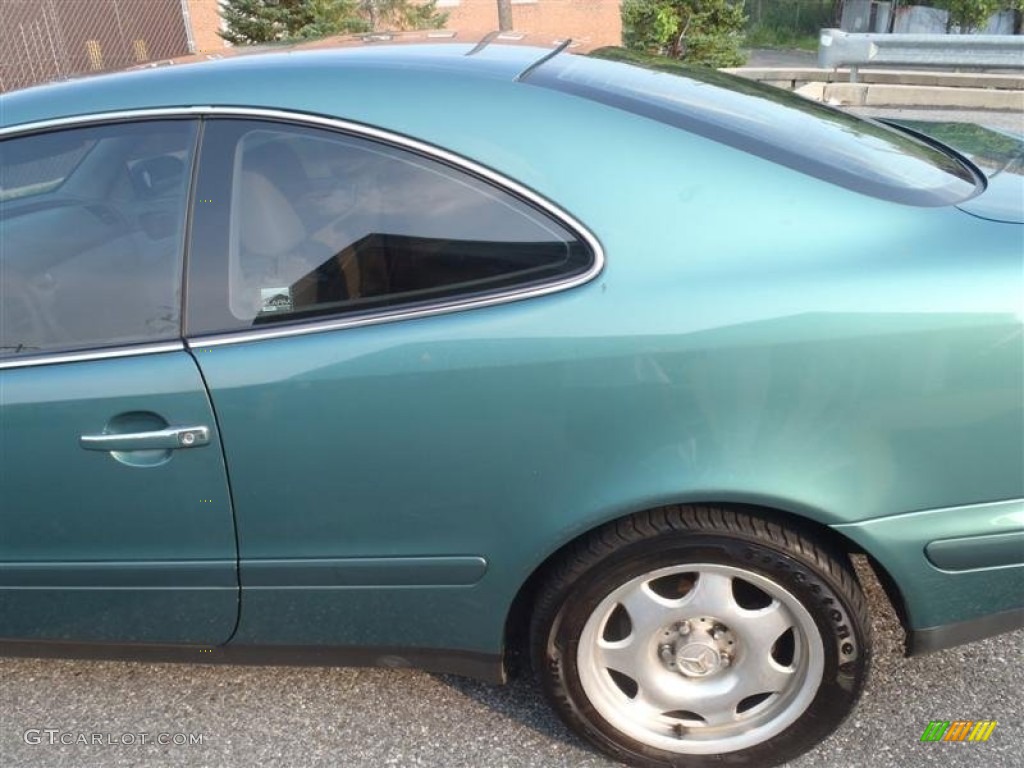 1999 CLK 320 Coupe - Mineral Green Metallic / Ash photo #17