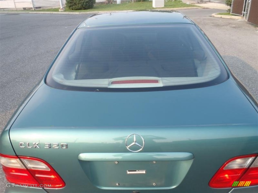 1999 CLK 320 Coupe - Mineral Green Metallic / Ash photo #20