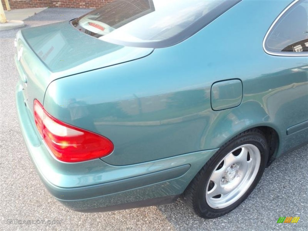 1999 CLK 320 Coupe - Mineral Green Metallic / Ash photo #21
