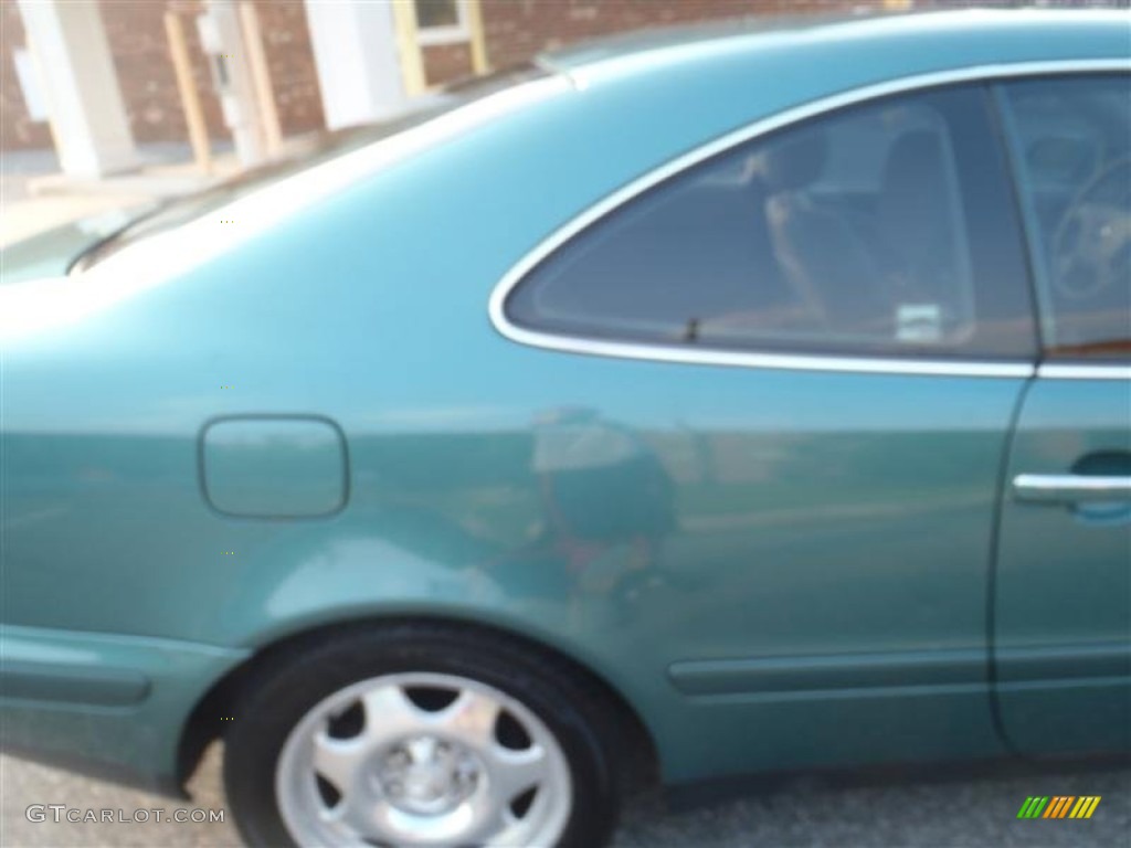 1999 CLK 320 Coupe - Mineral Green Metallic / Ash photo #22