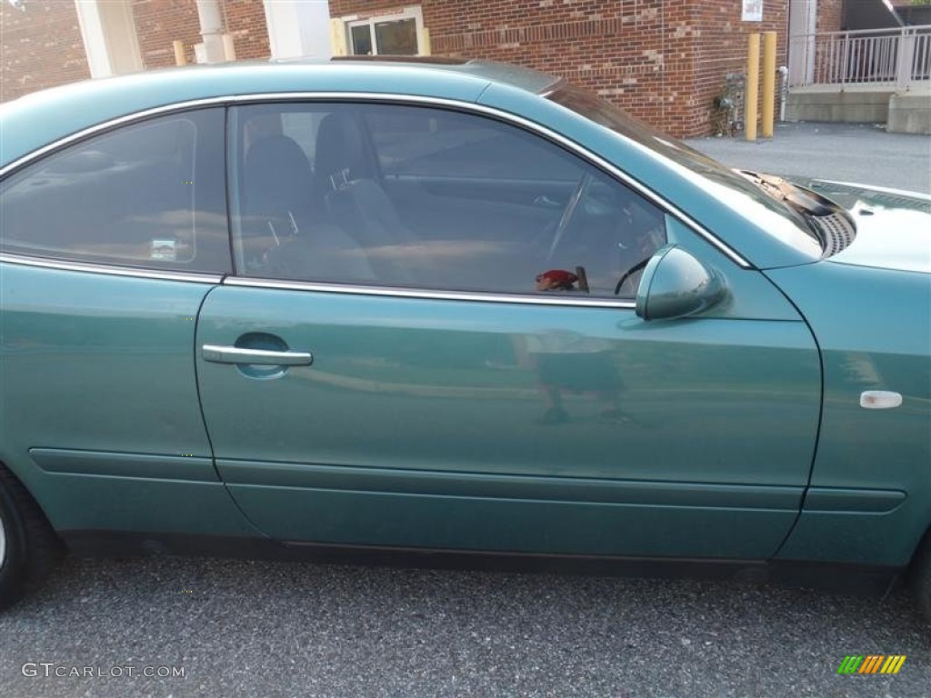 1999 CLK 320 Coupe - Mineral Green Metallic / Ash photo #23