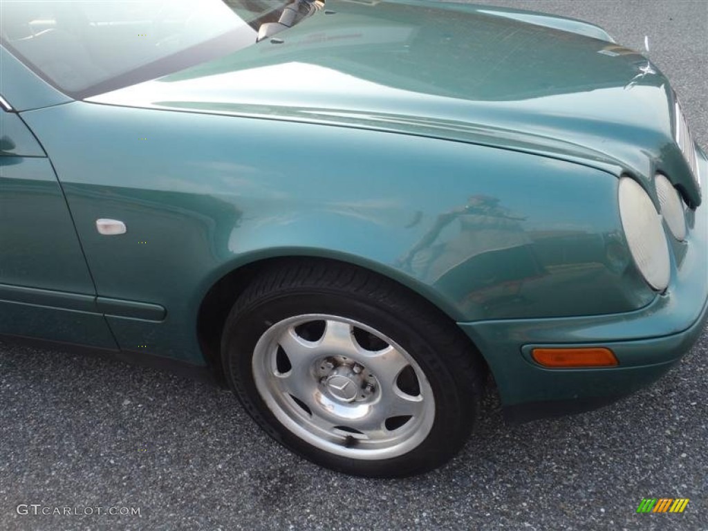 1999 CLK 320 Coupe - Mineral Green Metallic / Ash photo #24