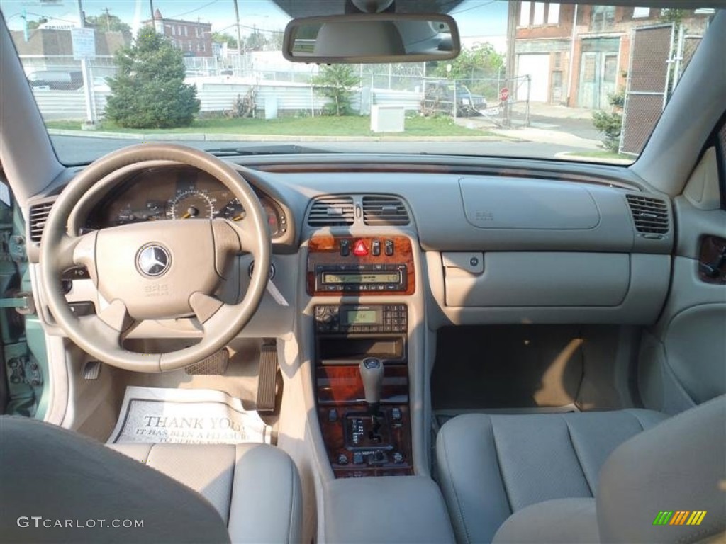 1999 CLK 320 Coupe - Mineral Green Metallic / Ash photo #31