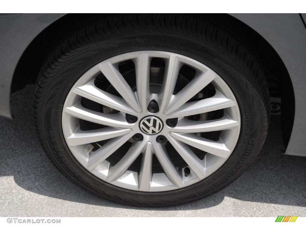 2011 Jetta SEL Sedan - Platinum Gray Metallic / Titan Black photo #6