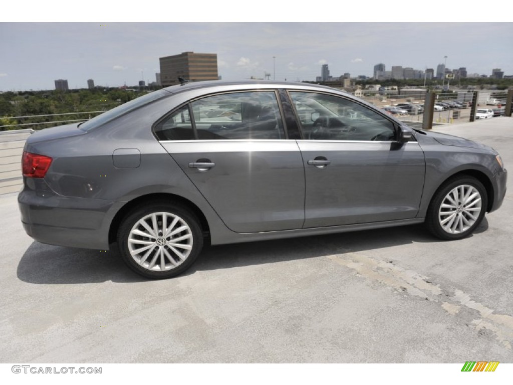 2011 Jetta SEL Sedan - Platinum Gray Metallic / Titan Black photo #7