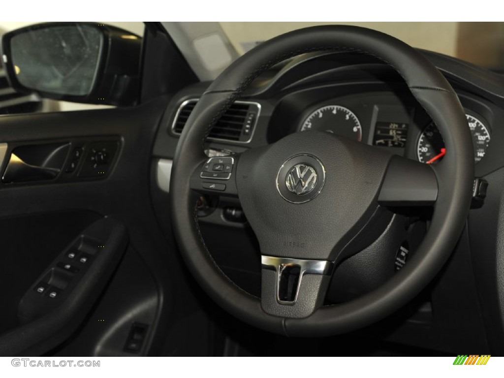 2011 Jetta SEL Sedan - Platinum Gray Metallic / Titan Black photo #24