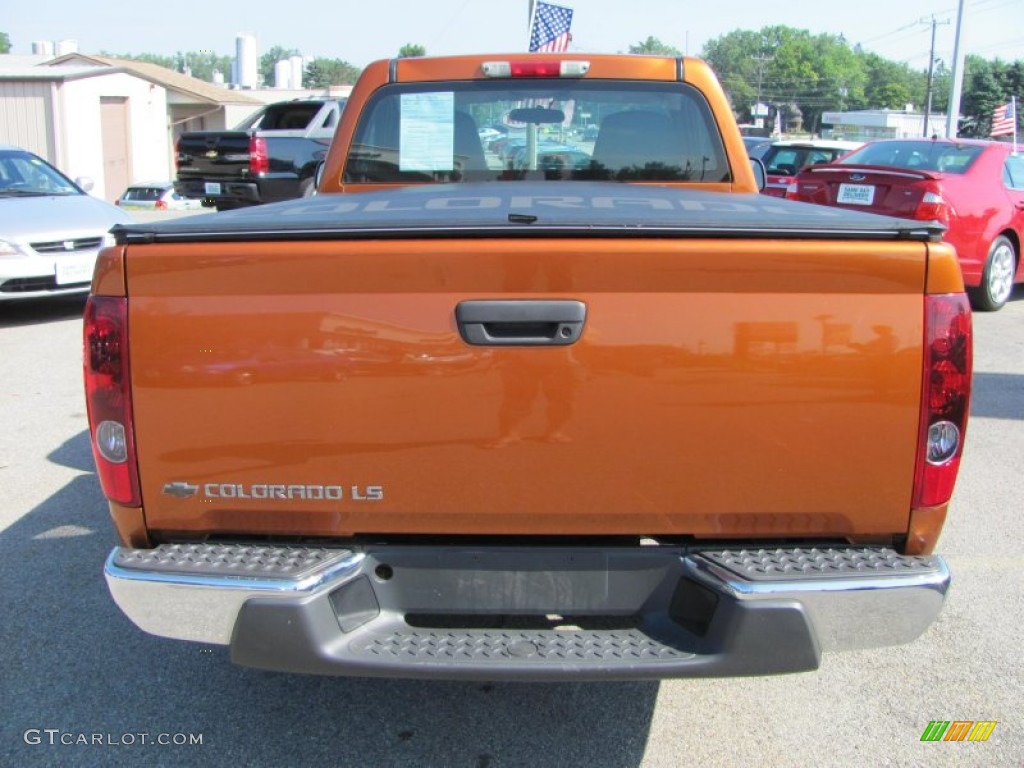 Sunburst Orange Metallic 2004 Chevrolet Colorado LS Regular Cab Exterior Photo #52432003