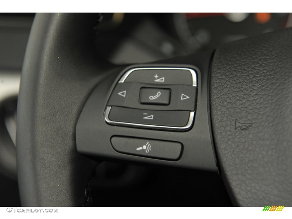 2012 Jetta TDI Sedan - Tornado Red / Titan Black photo #9