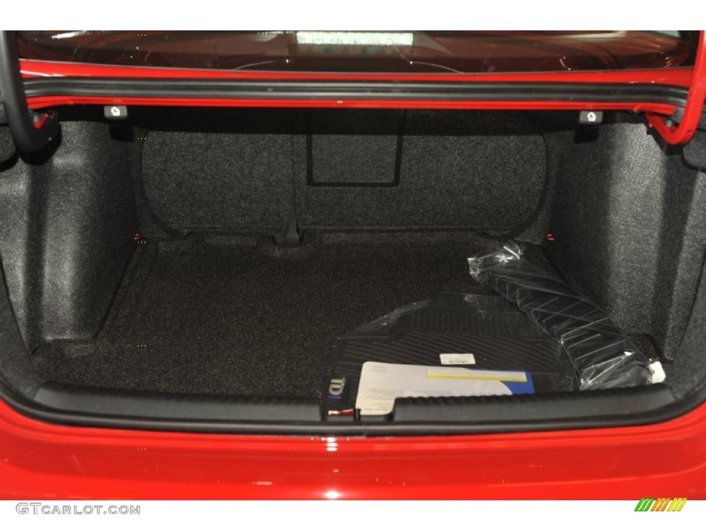 2012 Jetta TDI Sedan - Tornado Red / Titan Black photo #17