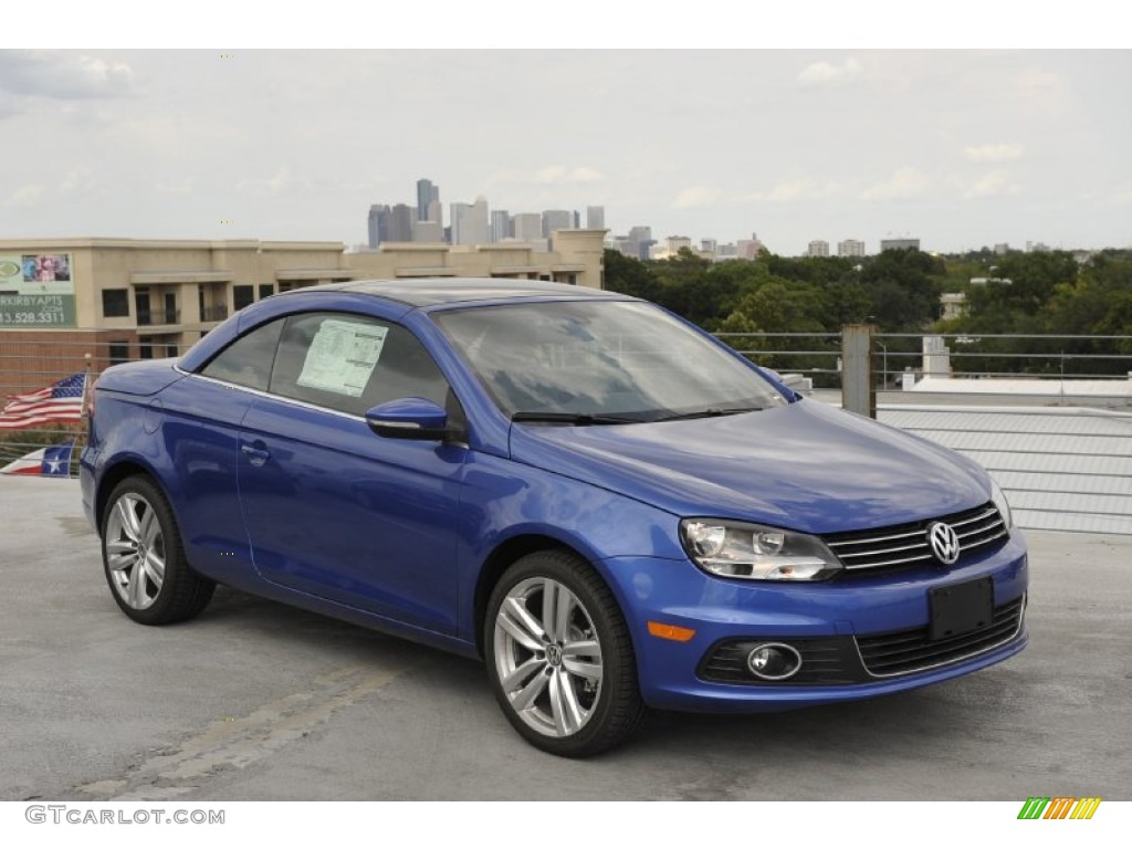 Rising Blue Metallic 2012 Volkswagen Eos Executive Exterior Photo #52432916