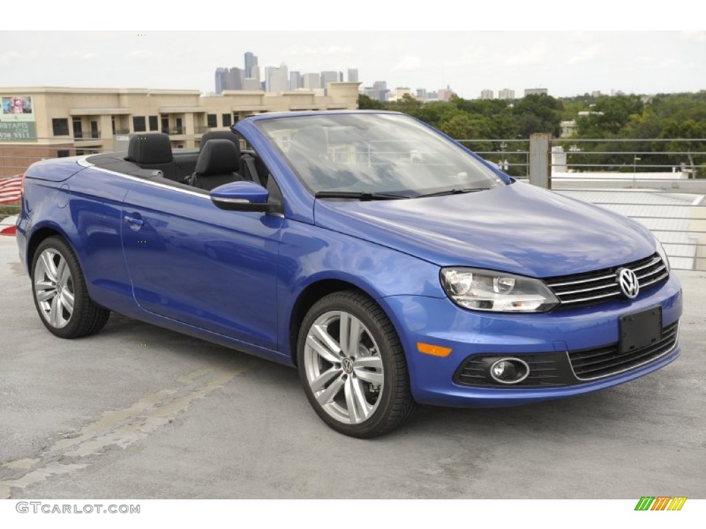 Rising Blue Metallic 2012 Volkswagen Eos Executive Exterior Photo #52432958