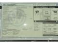  2012 Eos Executive Window Sticker