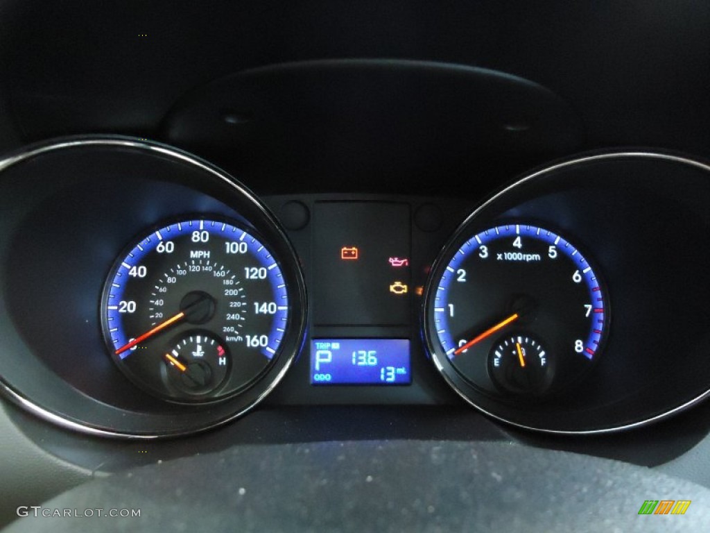 2011 Hyundai Genesis Coupe 2.0T Gauges Photo #52433582