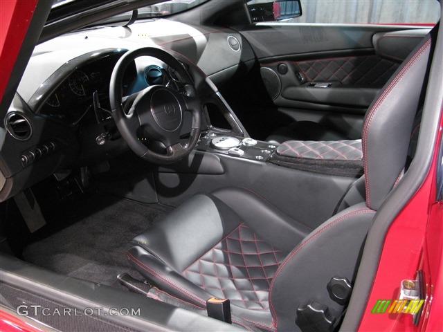 Black Interior 2009 Lamborghini Murcielago LP640 Coupe Photo #524351