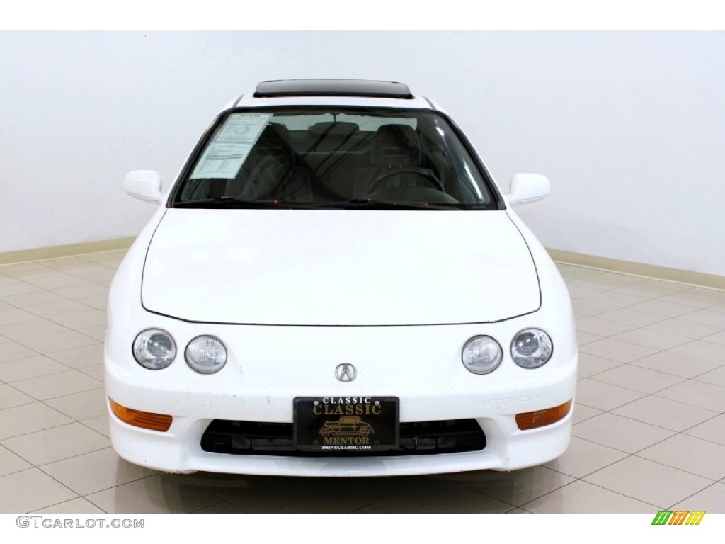 2001 Integra LS Coupe - Taffeta White / Graphite photo #2