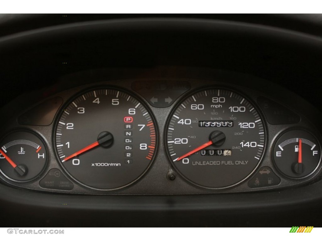 2001 Acura Integra LS Coupe Gauges Photo #52435199