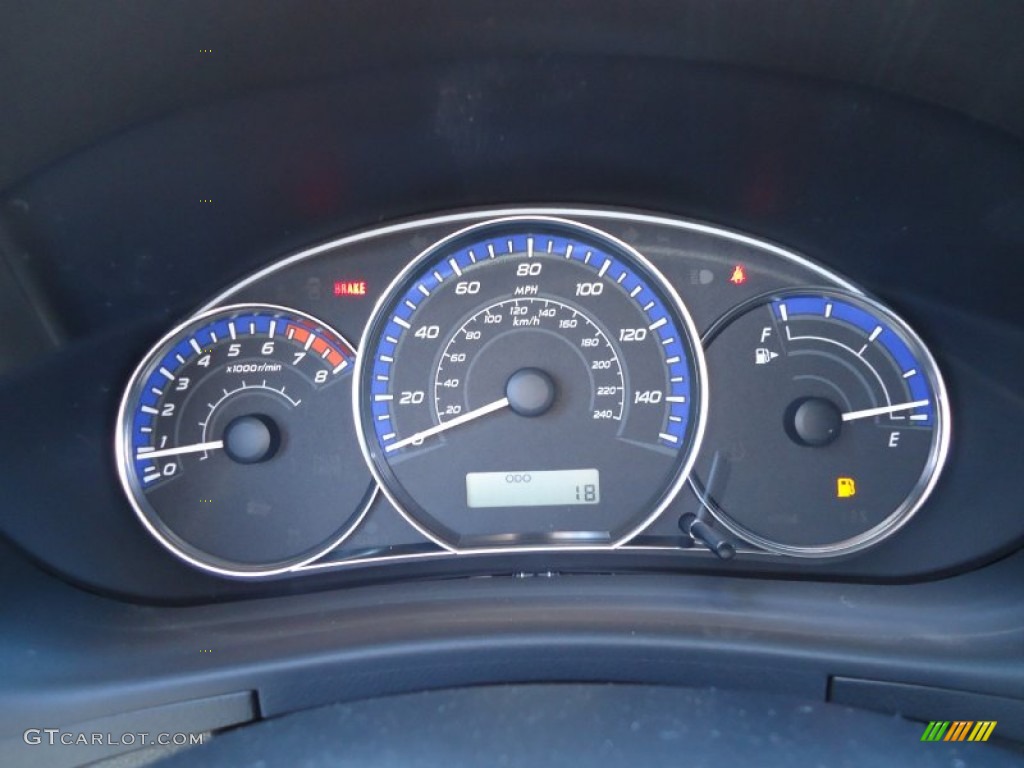 2011 Subaru Forester 2.5 X Premium Gauges Photo #52435241