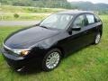 Obsidian Black Pearl 2011 Subaru Impreza 2.5i Premium Wagon Exterior