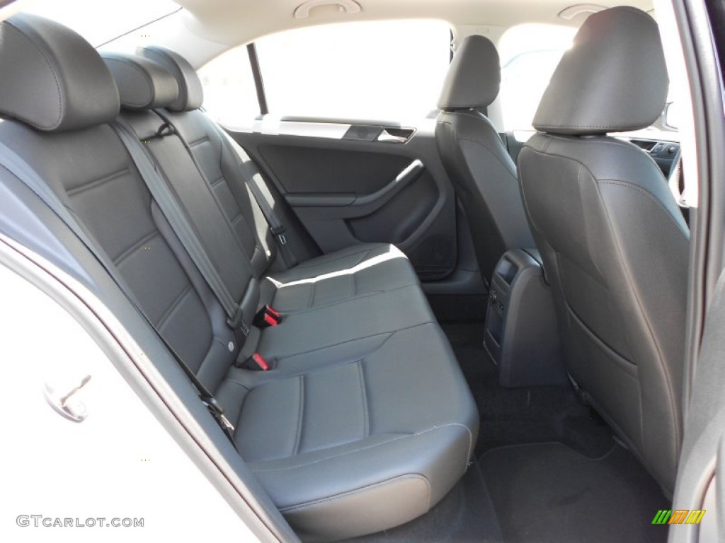 Titan Black Interior 2012 Volkswagen Jetta SEL Sedan Photo #52436244