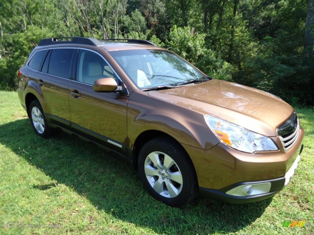 2011 Outback 2.5i Limited Wagon - Caramel Bronze Pearl / Off Black photo #1