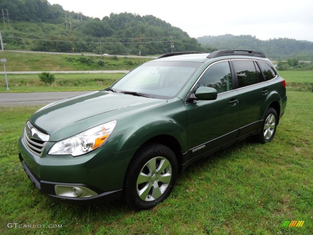 Cypress Green Pearl 2011 Subaru Outback 2.5i Premium Wagon Exterior Photo #52437024