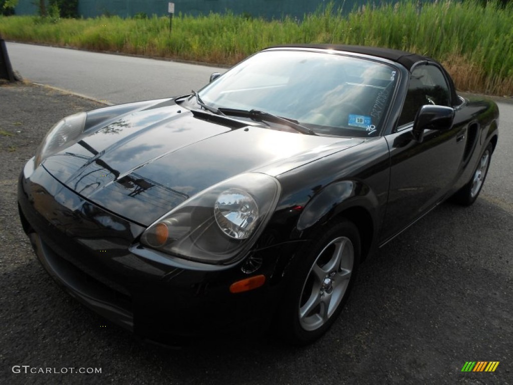 2001 MR2 Spyder Roadster - Black / Tan photo #1