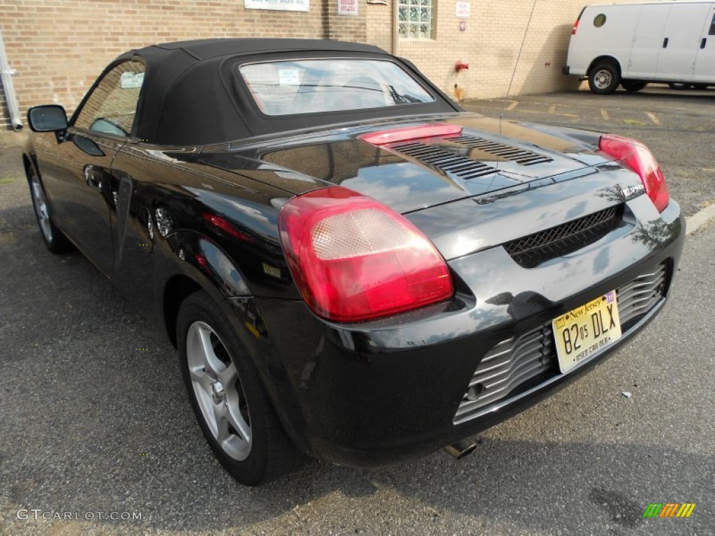 2001 MR2 Spyder Roadster - Black / Tan photo #4