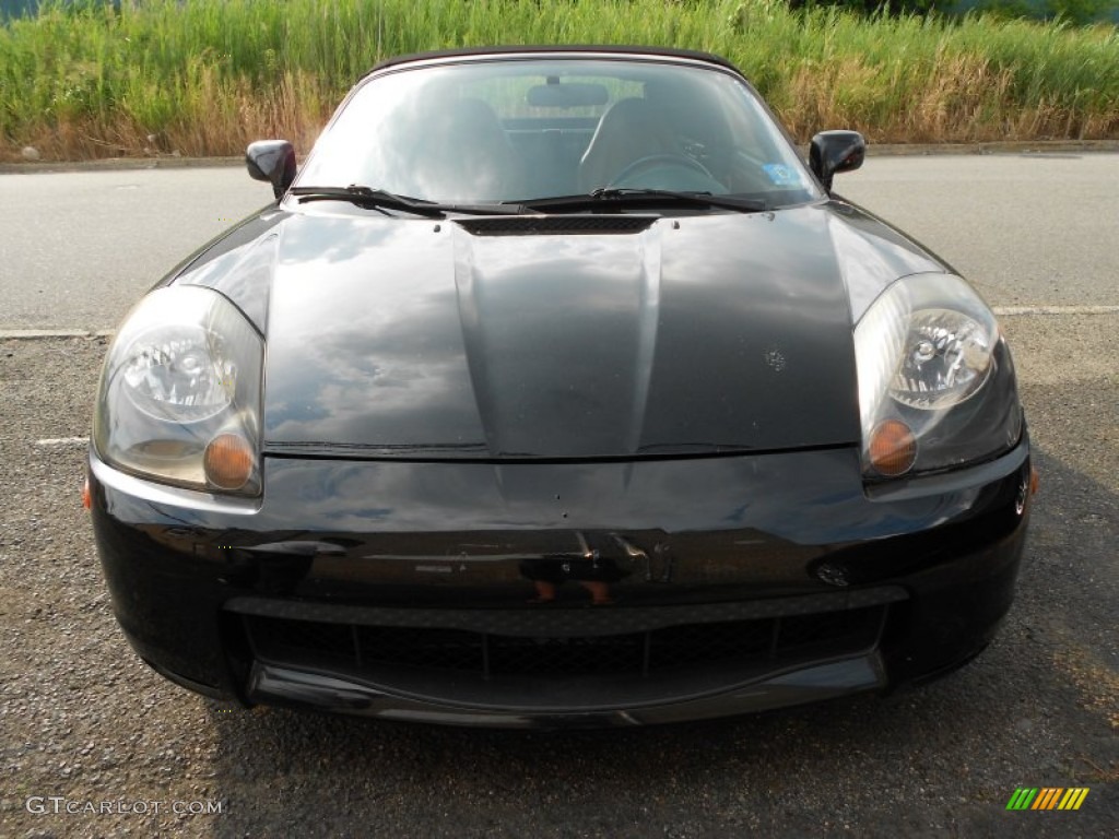 2001 MR2 Spyder Roadster - Black / Tan photo #8