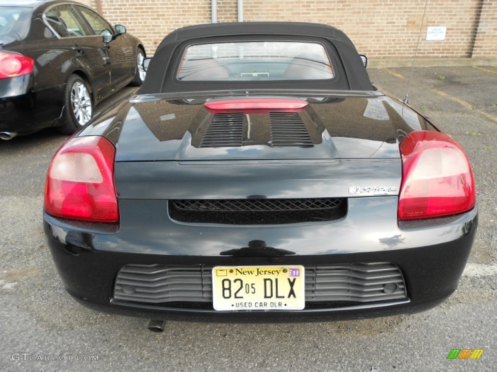 2001 MR2 Spyder Roadster - Black / Tan photo #9