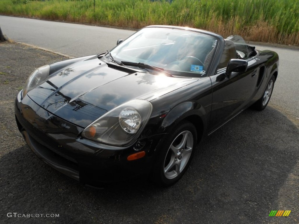 2001 MR2 Spyder Roadster - Black / Tan photo #11