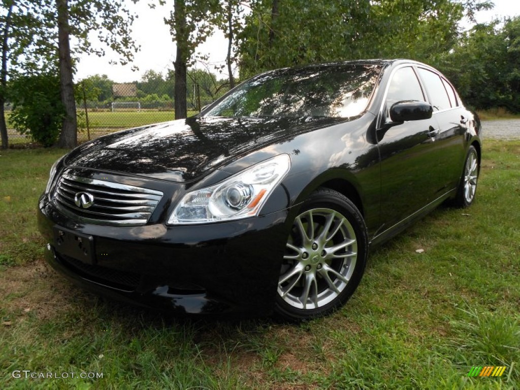 2007 G 35 S Sport Sedan - Black Obsidian / Graphite Black photo #1