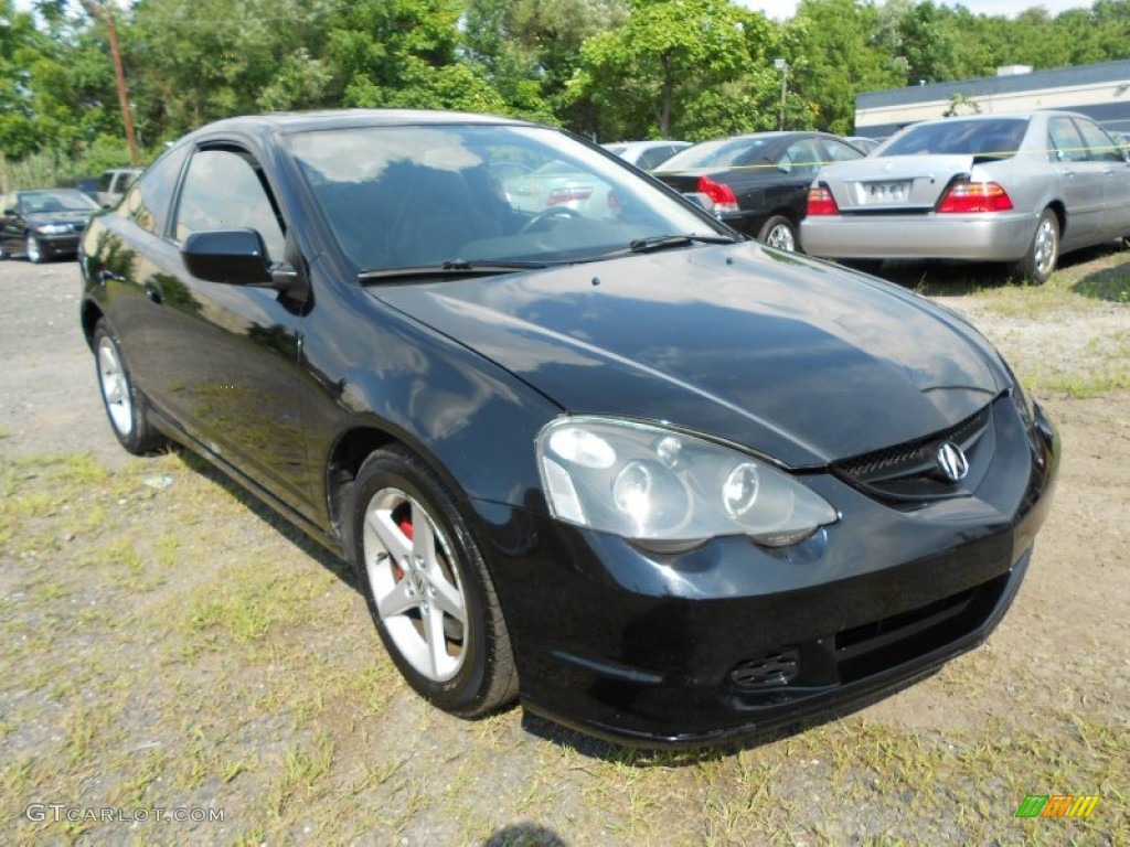 Nighthawk Black Pearl 2003 Acura RSX Type S Sports Coupe Exterior Photo #52437850