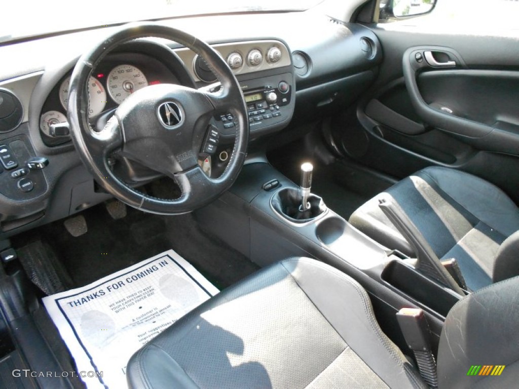 Ebony Interior 2003 Acura Rsx Type S Sports Coupe Photo