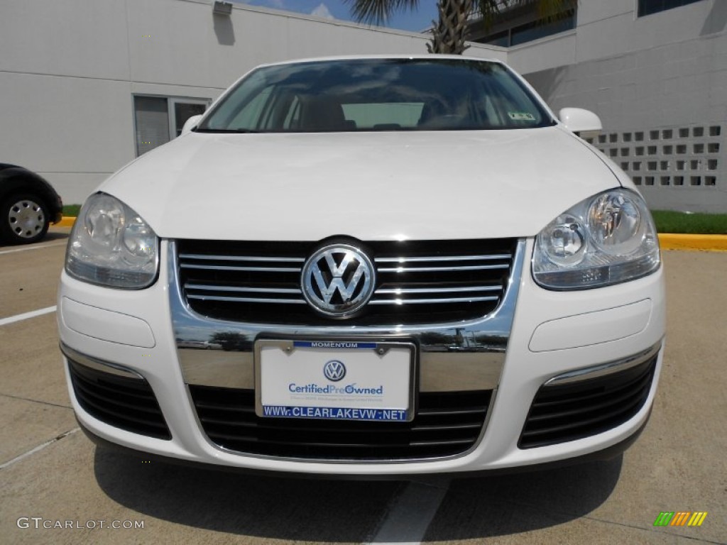 2009 Jetta SE Sedan - Candy White / Anthracite photo #2