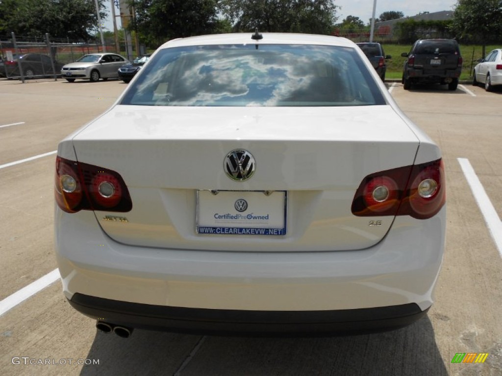 2009 Jetta SE Sedan - Candy White / Anthracite photo #6