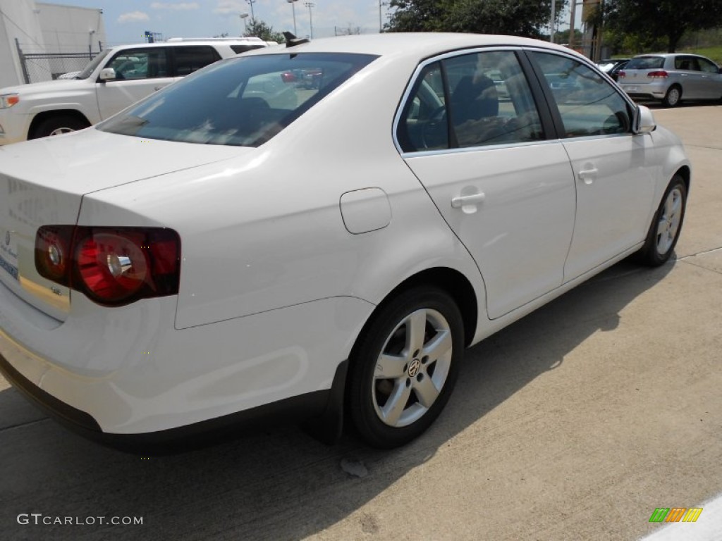 2009 Jetta SE Sedan - Candy White / Anthracite photo #7