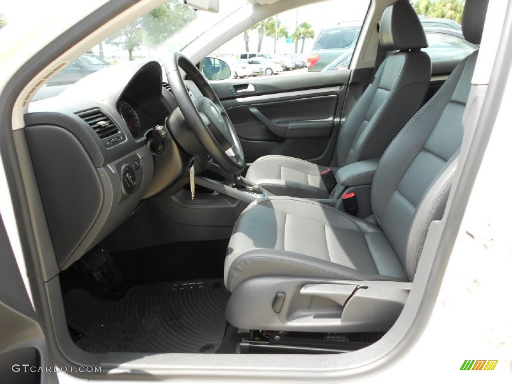 2009 Jetta SE Sedan - Candy White / Anthracite photo #13