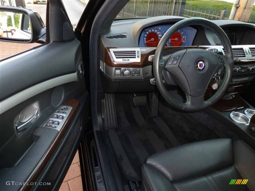 2007 BMW 7 Series Alpina B7 Black Dashboard Photo #52438987