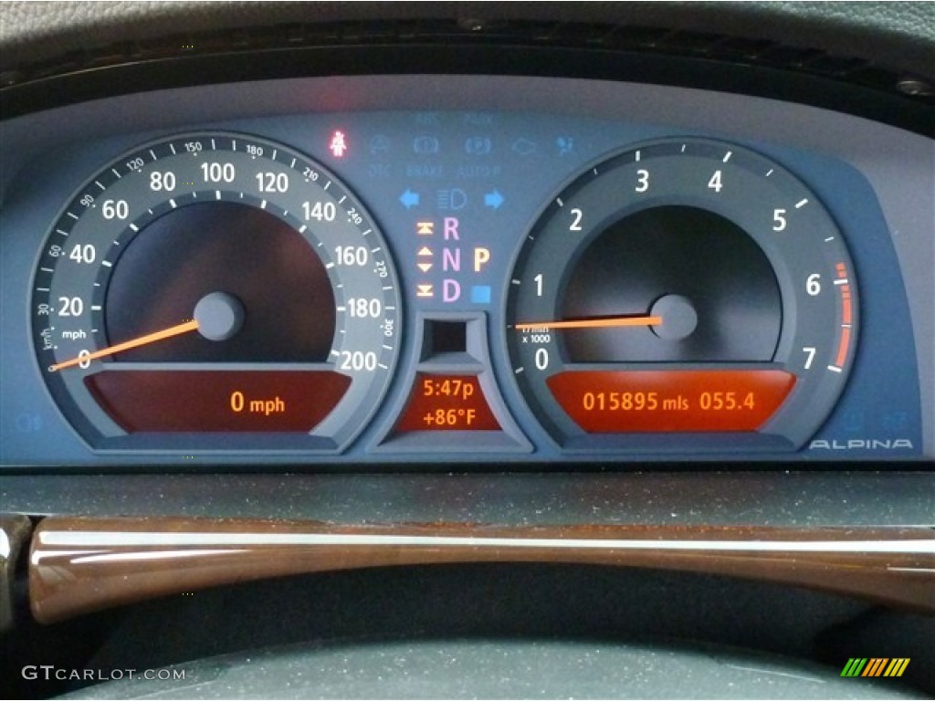 2007 BMW 7 Series Alpina B7 Gauges Photo #52439038