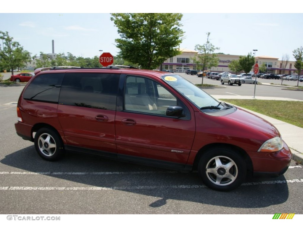 2002 Windstar Sport - Matador Red Metallic / Medium Graphite Grey photo #3