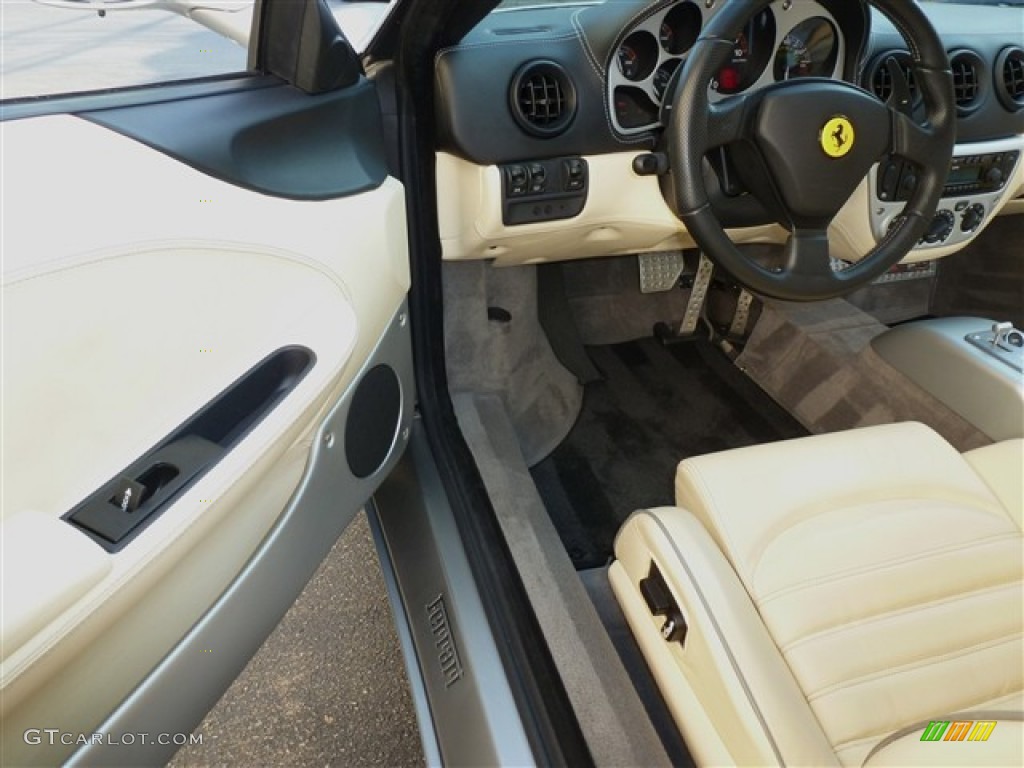 Cream Interior 2002 Ferrari 360 Modena F1 Photo #52439521