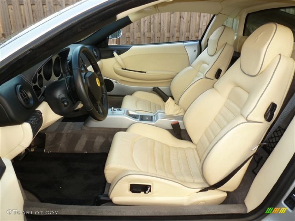 Cream Interior 2002 Ferrari 360 Modena F1 Photo #52439566