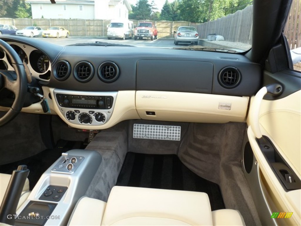 2002 Ferrari 360 Modena F1 Cream Dashboard Photo #52439593