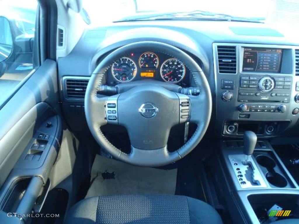 2011 Nissan Armada SV Charcoal Dashboard Photo #52439737