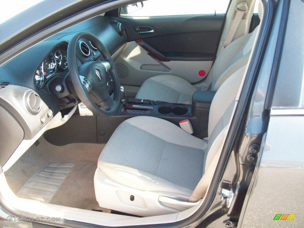 Light Taupe Interior 2007 Pontiac G6 V6 Sedan Photo #52439830