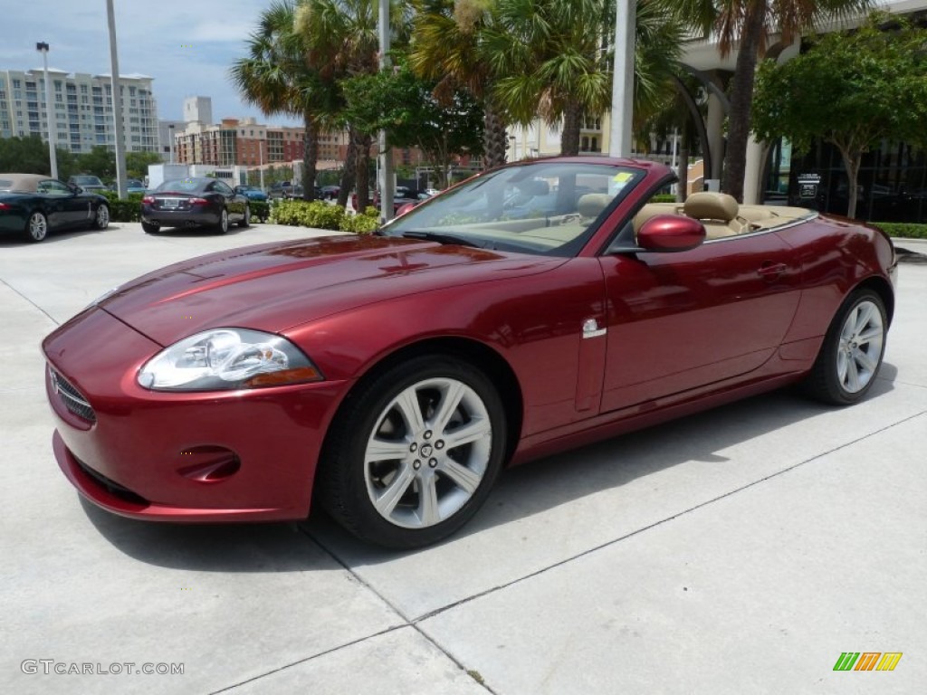 Radiance Red Metallic 2007 Jaguar XK XK8 Convertible Exterior Photo #52440547