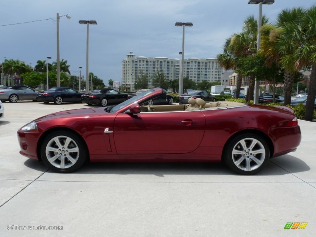 Radiance Red Metallic 2007 Jaguar XK XK8 Convertible Exterior Photo #52440571