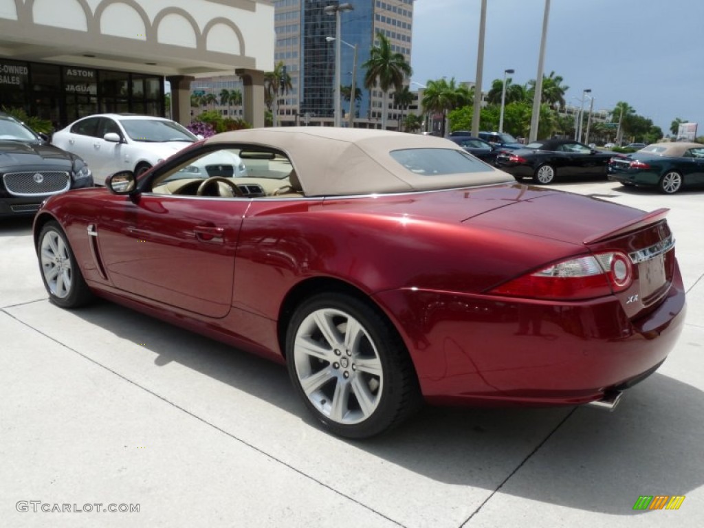 Radiance Red Metallic 2007 Jaguar XK XK8 Convertible Exterior Photo #52440601