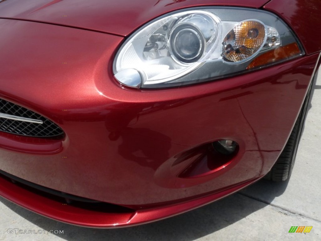 2007 XK XK8 Convertible - Radiance Red Metallic / Caramel photo #14